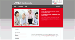 Desktop Screenshot of kundenportal.nemetschek-auer.at