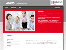 Tablet Screenshot of kundenportal.nemetschek-auer.at